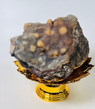 Stream LEKLAI Natural Relic Magic Rock Buddha thron Stone Amulet Powerful Lucky picture