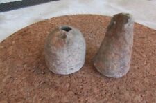2 17th - 18th Century Lead Fishing Weights picture