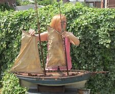 daring trenail pond yacht 1863 New Zealand cultural artefact Koru carved boat picture