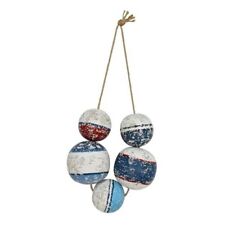 Fishing Floats Decor Wall Hanging Wooden Nautical Buoy Float Hanging L picture