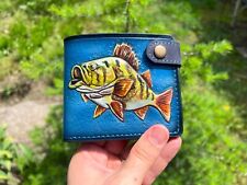 Fish Wallet, Animal Wallet, 3D Genuine Leather Wallet, Hand Carved Wallet picture