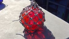 Japanese Glass Fish Floats -red - medium picture