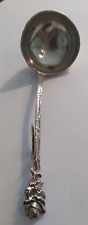 Vintage Holland Silver Floral  Spoon with Hook on Back, 5
