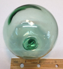 Glass Fishing Float Witch Ball Pale Green 3