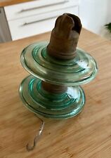 Vintage electric pylon insulator glass connector with hanging hook picture