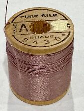 VTG Silk Thread BELDING CORTICELLI Mauve Pink Fly Fishing Tying Sewing 8430 picture