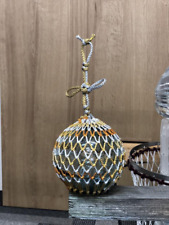 【Excellent+++】Japanese fishing glass floats  hang Beautiful rope picture