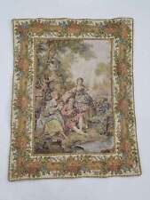 Vintage French Fishing Scene Wall Hanging Tapestry 80x61cm picture