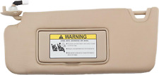 Dasbecan Beige Left Driver Side Sun Visor with Light Compatible with Honda Accor picture