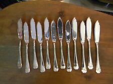Christofle America Silver Knives Fish Silver Plated Silver Silber picture