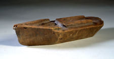 Vintage Panama Kuna Indian toy boat.  Carved wood. 11