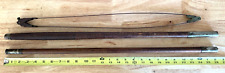 Antique wood collapsible 3 pc trout landing net 6' boat portable pack  fishing picture