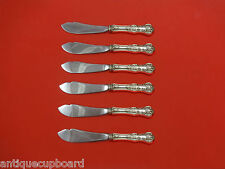 Kings by Wallace Sterling Silver Trout Knife Set 6pc HHWS  Custom Made picture