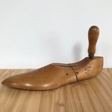 Antique Wooden Shoe Mould with Handle Miller USA Home Decor Coat Hook Display picture