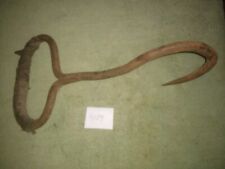 Vintage Farm Primitive Country Decor Forged Metal Tool Barn Find Bale Hook picture