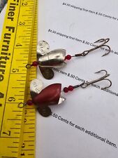 Lot of 4 Vintage Airex Fishing Lures Popit Brown Godart Spinner picture