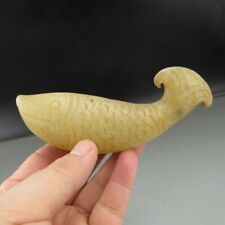 Chinese jade,noble collection,Hongshan culture,jade,rare fish,pendant M(307) picture