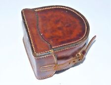 Farlow leather reel case, wide drum 3