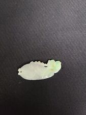 Jade hand carved good luck fish pendant picture