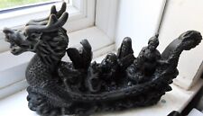 Decorative Vintage Chinese Wooden Dragon Boat picture