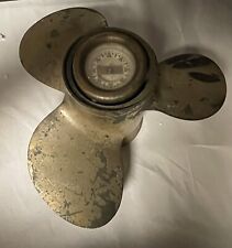 Nautical Quick Silver Brass 12” By 6”  Boat Propeller Compass 48-30993A1-13 picture