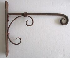 antique wall bracket wrought iron trade sign hanger hook picture