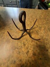 Antique Boat Anchor Claw Black Smith Made picture