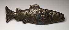 TROUT DRAWER HANDLE/KNOB WILD THINGS COLLECTION BY EMENEE MATTE BRASS picture