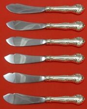 English Gadroon by Gorham Sterling Silver Trout Knife Set 6-PC Custom Made picture