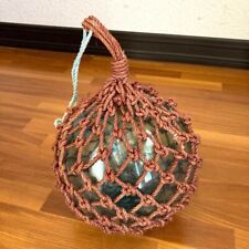 Vintage Japanese Glass Fishing Float Buoy Ball Showa Retro picture