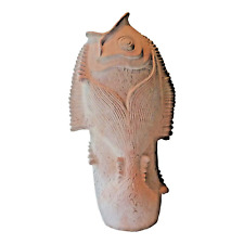 1990s Terra Cotta Koi Fish Figural Sculpture picture