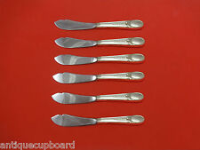 Flowered Antique by Blackinton Sterling Silver Trout Knife Set 6pc HHWS  Custom picture