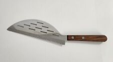 Vintage Fish Spatula Knife Combo Wooden Handle Stainless Steel Japan picture