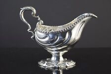 1764 George III Sterling Silver Shell Shaped Gravy Boat Georgian 350g picture