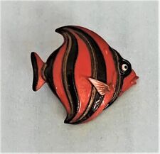 Vintage Realistic Toshikane - Arita Porcelain Fish Button picture