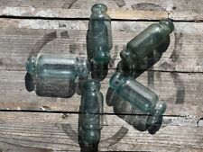 Japanese Antique Glass Fishing Float Set of 5 - Rollers - RefD picture