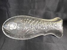 VTG Portugal large tin fish formed culinary mold Aluminum 11” picture
