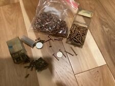 1-1/4 and 1-1/2 LONG COPPER NAUTICAL BOAT NAILS - TACKS etc. picture