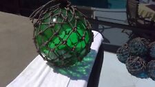 Japanese Glass Fish Floats - Deep Emerald - Large picture