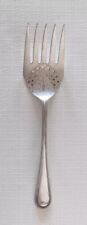 SERVING FORK LARGE FISH SILVER PLATE  picture