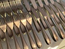 12 Knives Forks Fish Shell Louis XV Metal Silver Christofle picture