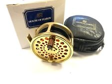 Hardy Gold Sovereign #8/9 trout fly reel with Hardy reel pouch and box Ltd Ed... picture
