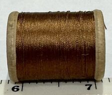 VTG Silk Thread PARAGON Pastel Chocolate Brown Fly Fishing Tying Sewing 510 picture