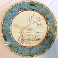 Doulton Burslem Fish & Dragonflies With Blue Band, Antique Very Good Condition. picture