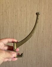 Vintage gold tone Coat Hat wall mounted hook 2 hook picture