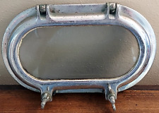 Vintage Boat Ship Authentic Salvaged Chromed Brass Port Hole Window Porthole picture