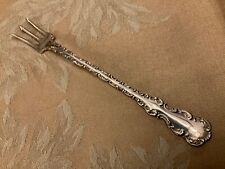 LOUIS XV by Whiting Mfg.Sterling Oyster or shell fish fork-pat. 1891-No Mono picture