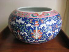 ANTIQUE CHINESE FAMILLE ROSE FISH BOWL OR PLANTER  TONGZHI MARK  picture