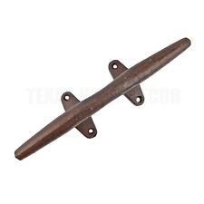 Large Boat Cleat Handle Hook Rustic Antique Style Nautical Beach Decor 9 3/4 in picture