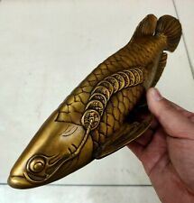 Fine Antiques Bronze Carved Fishs statues ' Fish every year ' picture